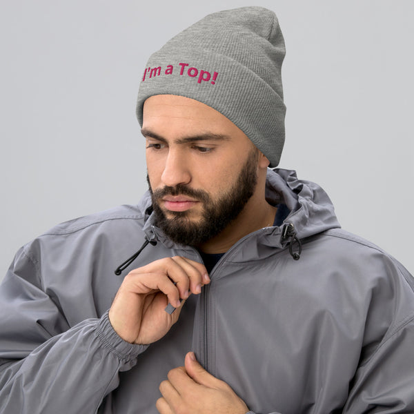 I'm a Top! Cuffed Beanie